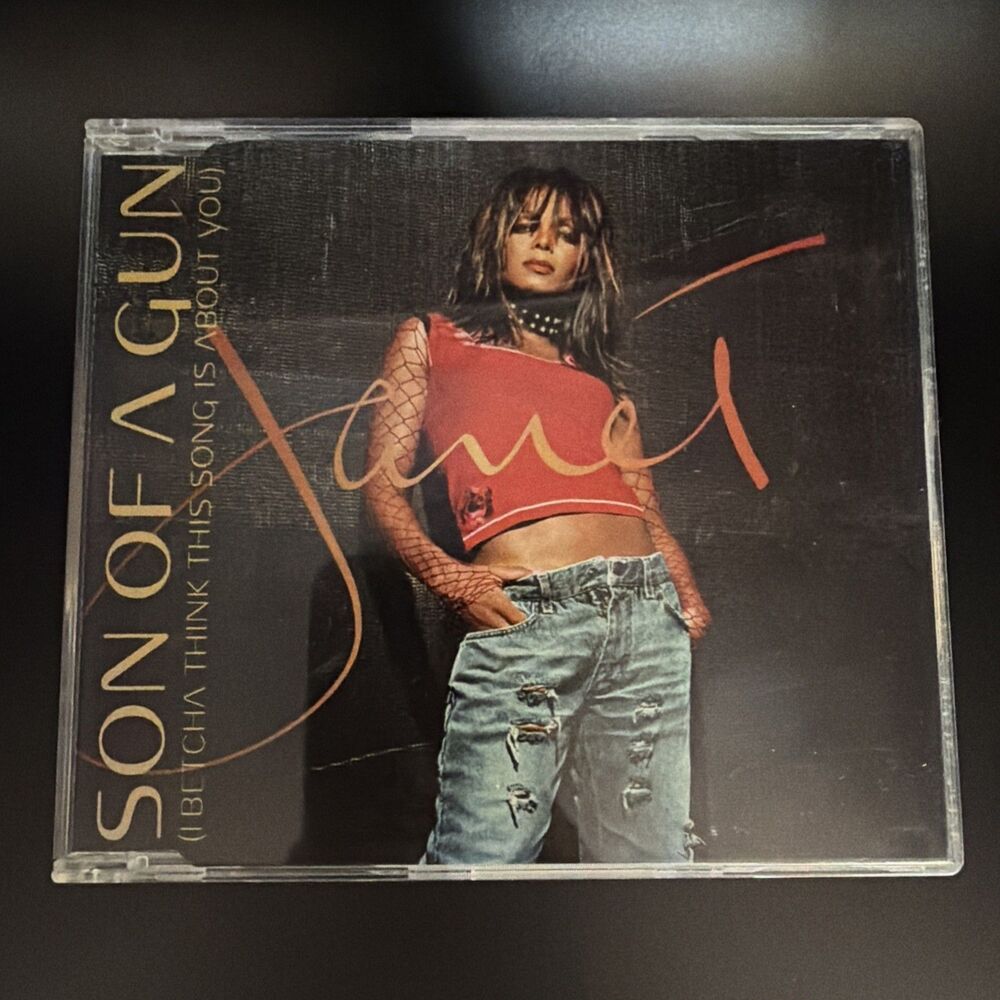 JANET JACKSON Son of A gun 3TRX w/ RARE MIXES Europe Single